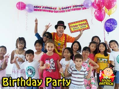 magician singapore for kids birthday party