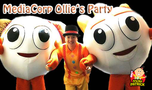 singapore magician tricky patrick at mediacorp ollie party