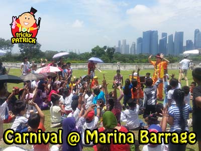 children magic show for pcf rc cc carnival at marina barrage