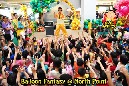 magician singapore tricky patrick at balloon fantasy north point