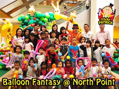 magician singapore and balloonist singapore at balloon fantasy north point