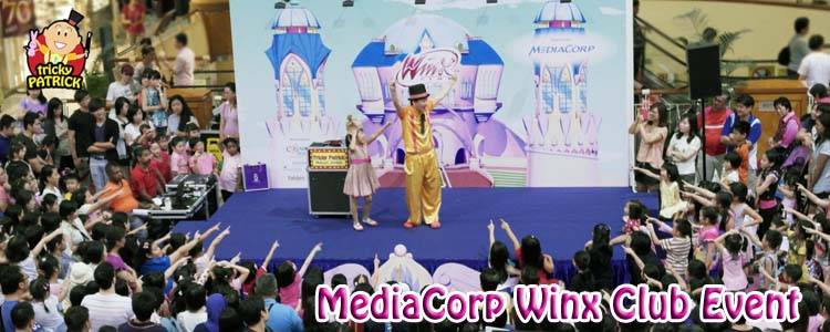 singapore magician tricky patrick performing for mediacorp kids fiesta 2012 