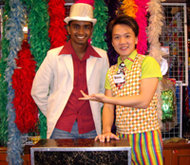 tricky patrick performing magic show on vasatham central singapore