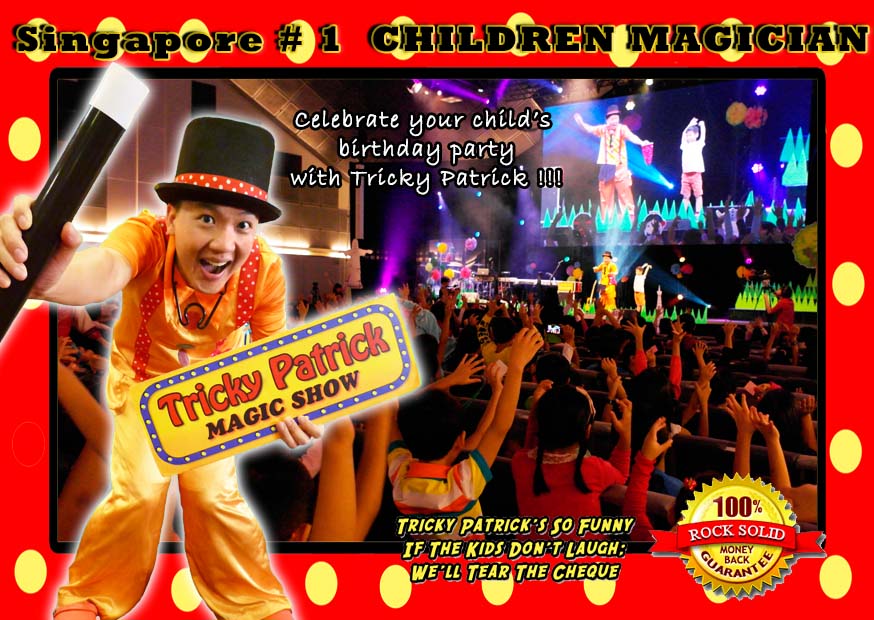 Magician Show for Kids Birthay Party and All Parties In Singapore